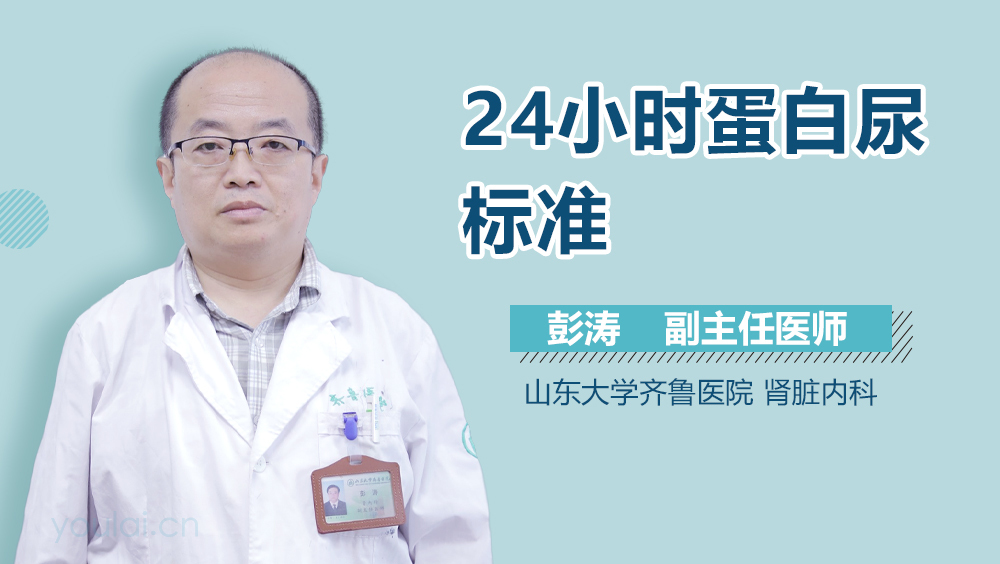 24小时蛋白尿标准