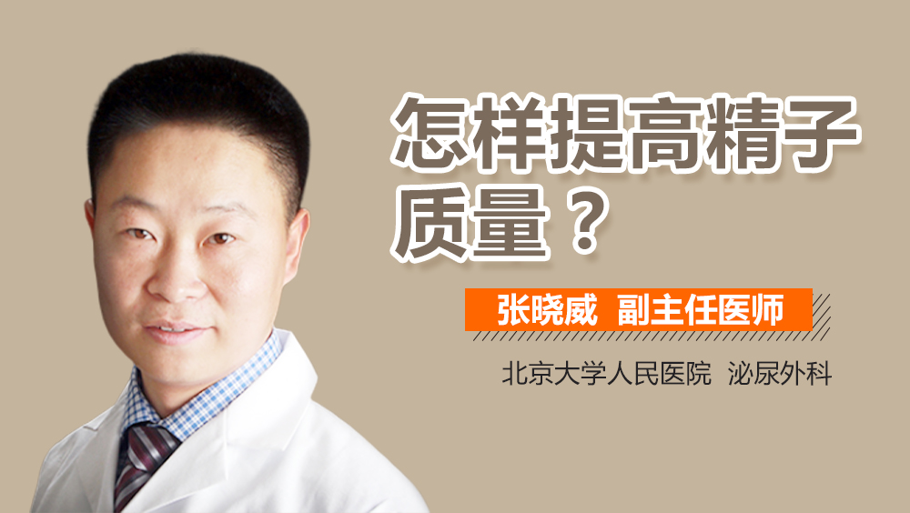 怎样提高精子质量
