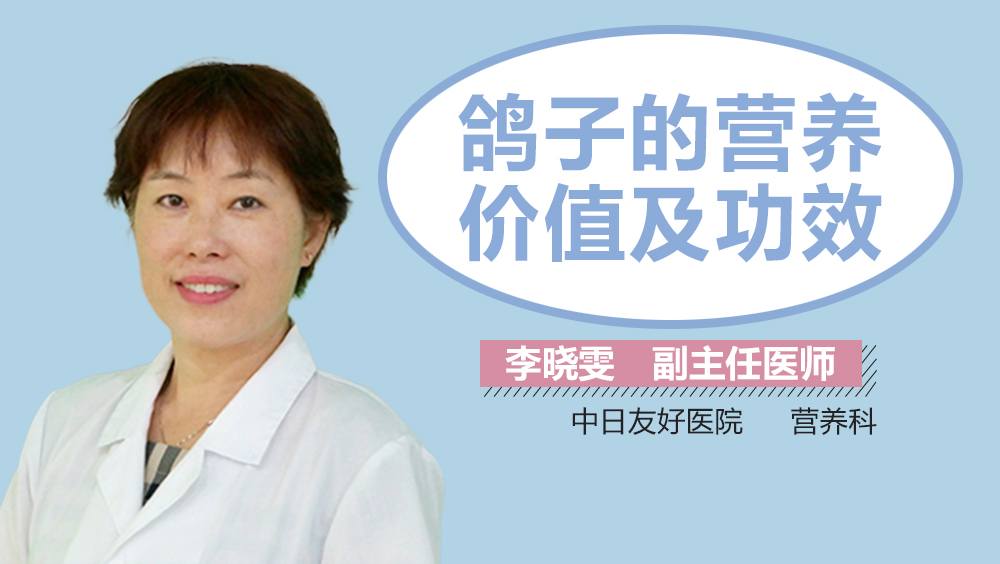 鸽子的营养价值及功效