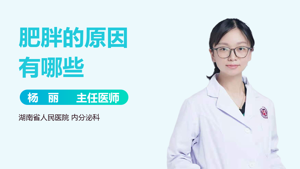 肥胖的原因有哪些