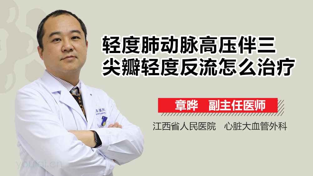 轻度肺动脉高压伴三尖瓣轻度反流怎么治疗