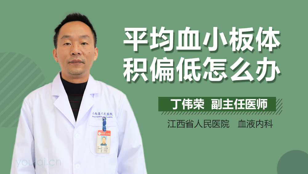 平均血小板体积偏低怎么办