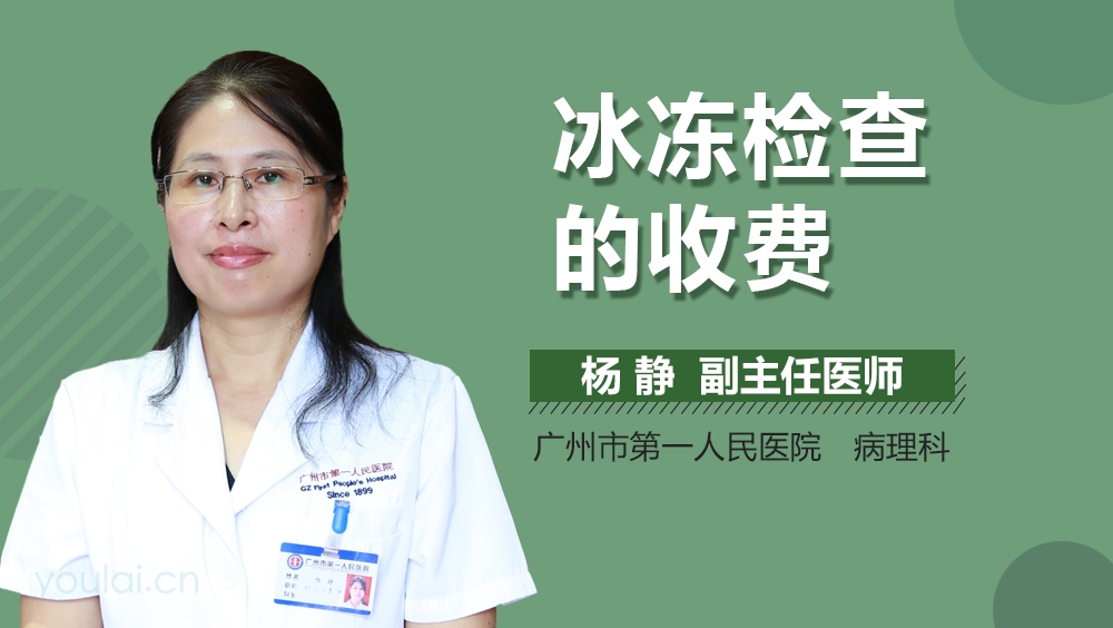 冰冻检查的收费