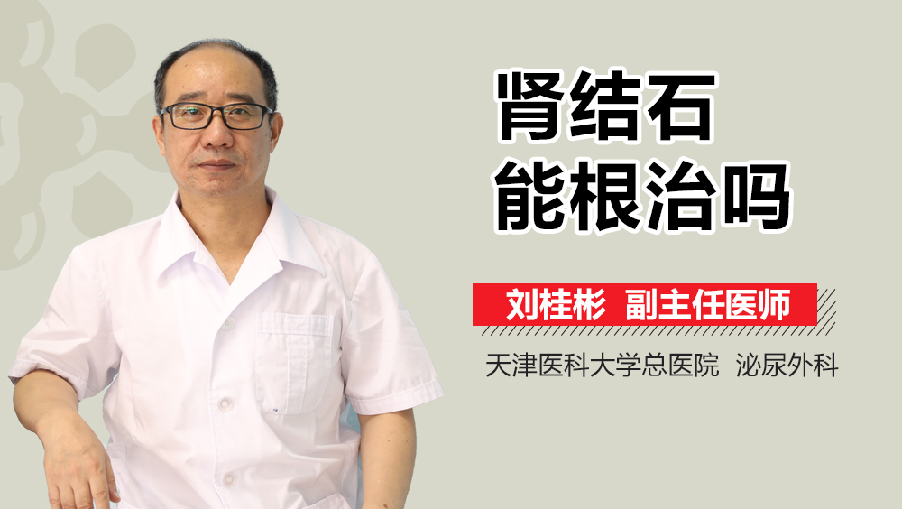 肾结石能根治吗
