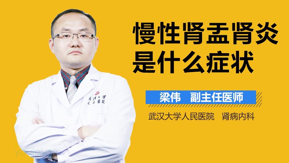 慢性肾盂肾炎是什么症状