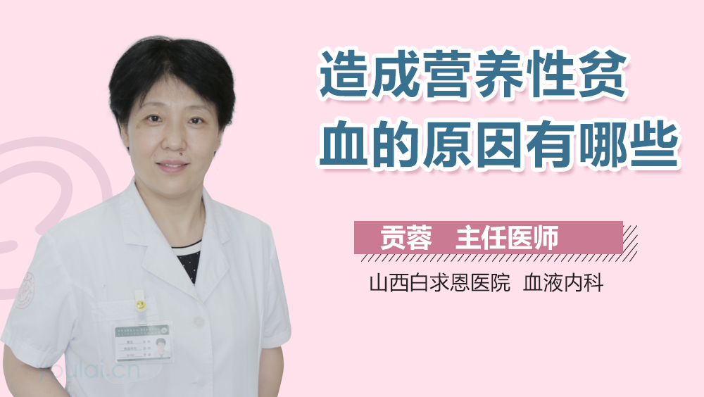 造成营养性贫血的原因有哪些