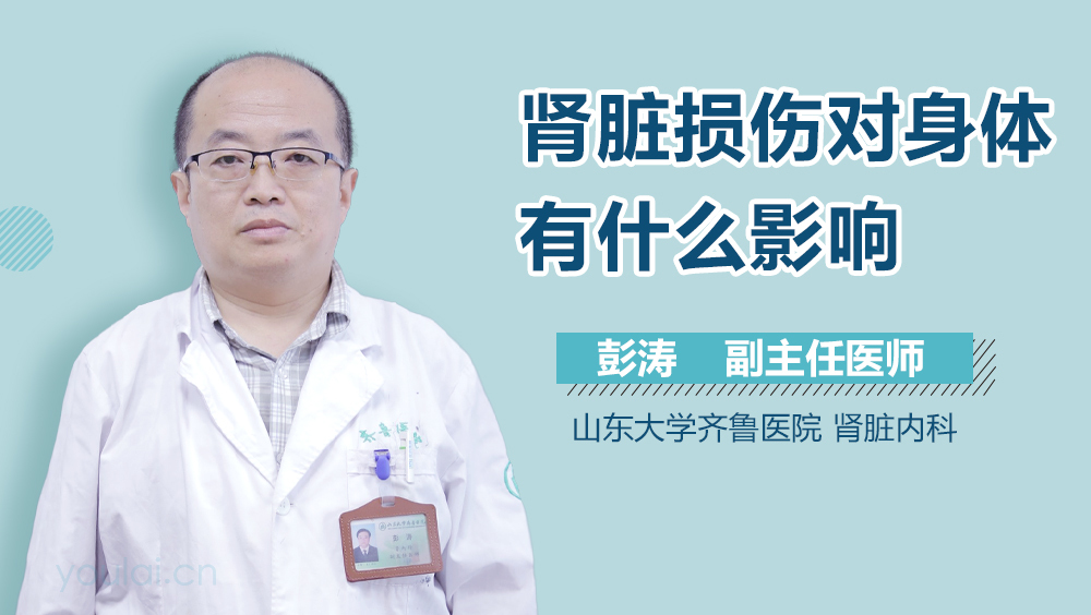 肾脏损伤对身体有什么影响