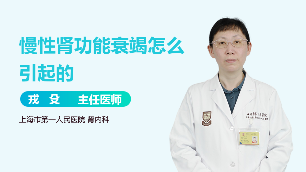 慢性肾功能衰竭怎么引起的