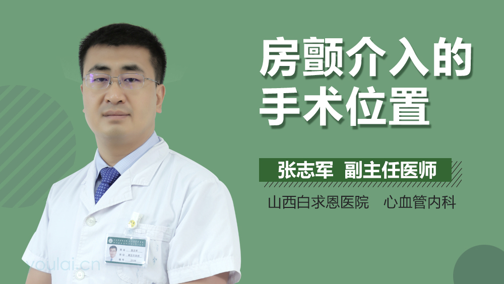 房颤介入的手术位置