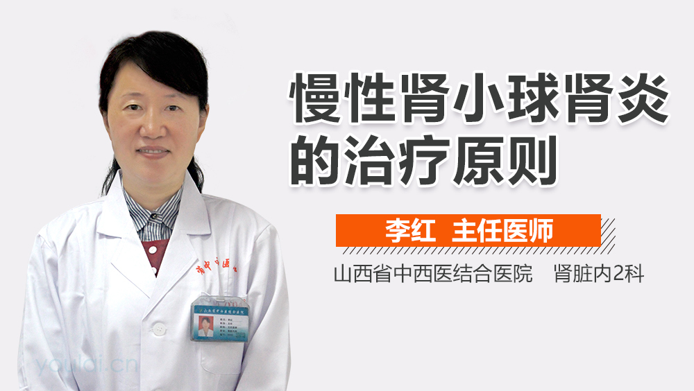 慢性肾小球肾炎的治疗原则