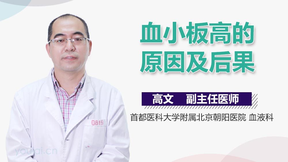 血小板高的原因及后果
