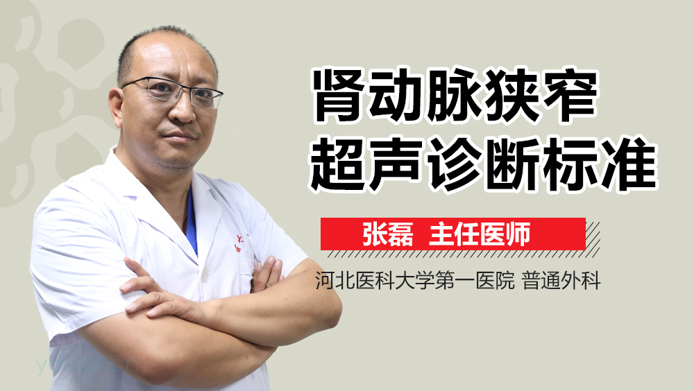 肾动脉狭窄超声诊断标准