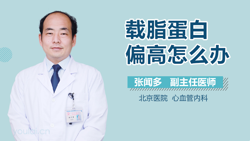 载脂蛋白偏高怎么办