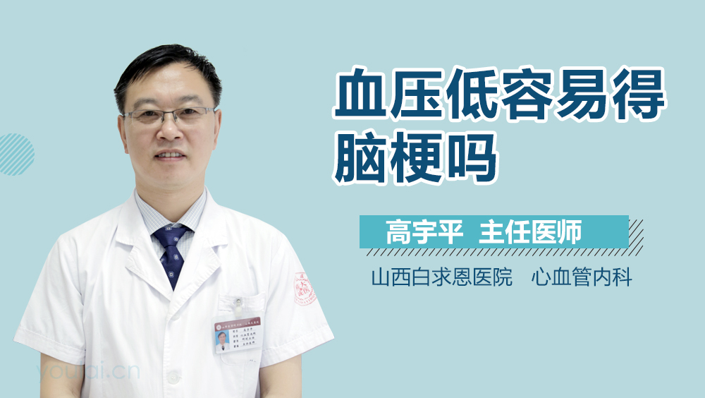 血压低容易得脑梗吗