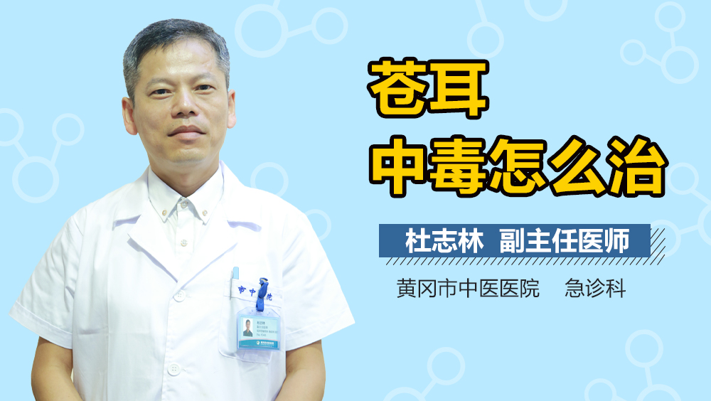 苍耳中毒怎么治