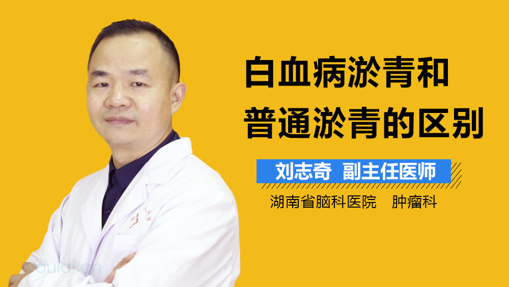 白血病淤青和普通淤青的区别