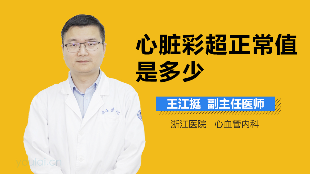 心脏彩超正常值是多少